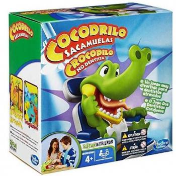 Hasbro - Cocodrilo sacamuelas, Juego de Habilidad