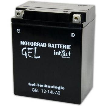Batería de Gel Intact Bike-Power YB14L-A2 12V 14Ah para Motocicleta