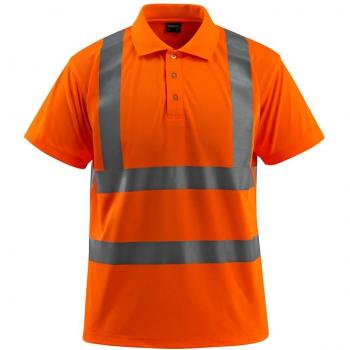 Polo de Manga Corta Mascot Bowen Alta Visibilidad Naranja Talla L