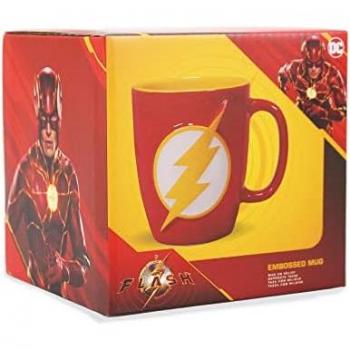 Taza Logo The Flash 350 ml - Producto Oficial DC Cómics con Diseño en Relieve