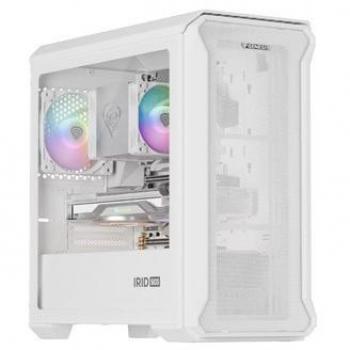 Caja Gaming Genesis Irid 503 ARGB Lite Mini Torre Blanca con Ventana (mATX/Mini-ITX)