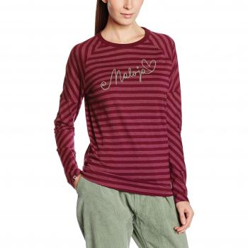 Maloja Haystack Camiseta de Manga Larga, Mujer, Rojo, M