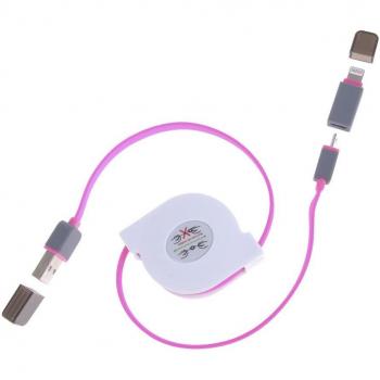 DAM Cable enrollable 2 en 1