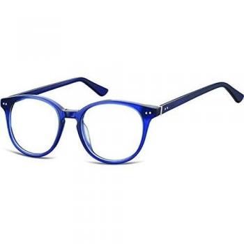 Oval Armazón Completo Plástico Azules Lentes Recetadas Para Hombre - Gafas Anti-Azules - SmartBuy Collection