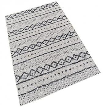 Alfombra de Poliéster Estampada 100x150cm Antibacteriana Eco-Friendly y Antideslizante Modelo Nativo Multicolor