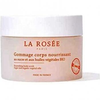 Cosmética femenina de la marca La rosee, hidratante corporal, Exfoliante Corporal Nutritivo