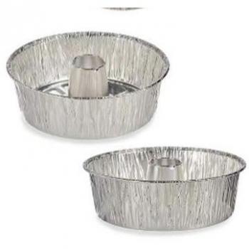 Set de Moldes de Repostería Plateado Aluminio 19,5 x 19,5 x 6 cm 4 Piezas (12 Unidades)