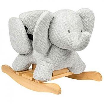 Nattou Balancín Elefante Tembo en color gris con cinturón de seguridad