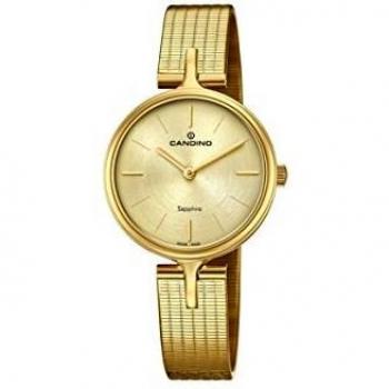 Reloj de Mujer CANDINO Elegancia C4644 Caja de Acero Inoxidable 316L Dorado