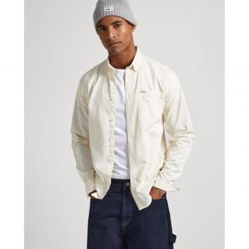Pepe Jeans Crail Camisa Regular Fit de Color Blanco para Hombre