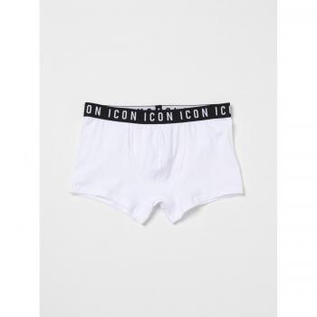 DSQUARED2 Men's White Stretch Cotton Icon Briefs - Size XL