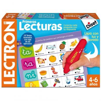 Diset - Lectron primeras lecturas, Juego educativo de asociar preguntas y respuestas a partir de 4 años