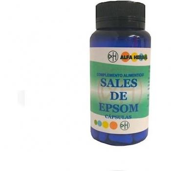 Sales de Epsom Alfa Herbal - Cápsulas para Relajación Muscular - 100 Unidades