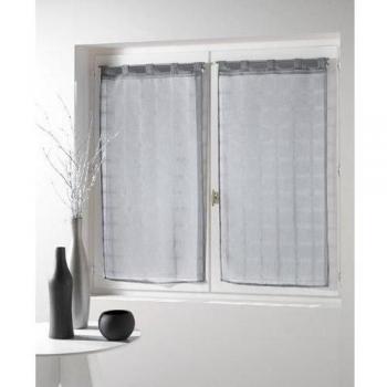 Douceur d'Intérieur 1622966 - Cortina, 2 x 60 x 120 cm, color Gris