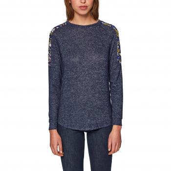 edc by Esprit 118cc1k033, Camisa Manga Larga para Mujer, Azul