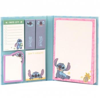 Bloc de notas adhesivas Disney Stitch tropical Erik azul