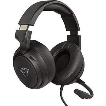 Trust Cascos Gaming GXT 433 Pylo Auriculares Gamer con Micrófono Plegable, Unidades de Altavoces Activos de 50 mm, Cable Trenzado, para PS4, PS5, PC, Nintendo Switch, Xbox One, Xbox Series X - Negro