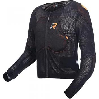 Camiseta Protectora Rukka RPS AFT - Chaqueta protectora, color Negro Marrón, talla S
