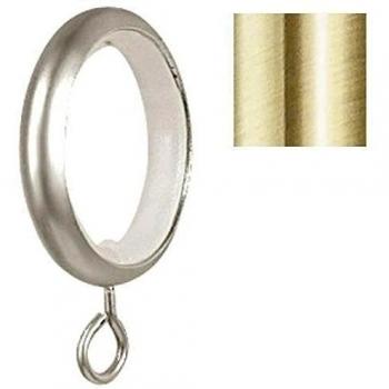 Riel Chyc 5432605 - Blíster de 10 anillas de zirconio, 28 mm, con silenciador, color bronce viejo