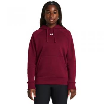 Sudadera casual de mujer Under Armour Rival Fleece Hoodie Roja M
