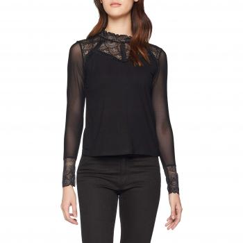 MOLLY BRACKEN Ladies Knitted UNDERSWEATER, Jersey para Mujer, Noir Black, Small