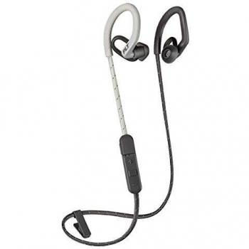 Plantronics BackBeat Fit 350 Bluetooth Auricular Deportivo, En la Oreja, Gris-Hueso, Uni