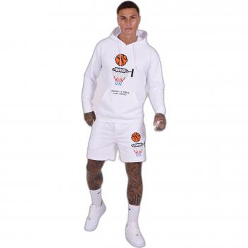 Project X Paris Embroidered White Hoodie Size S