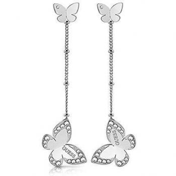 Guess pendientes para mujer Acero inoxidable con Circonita