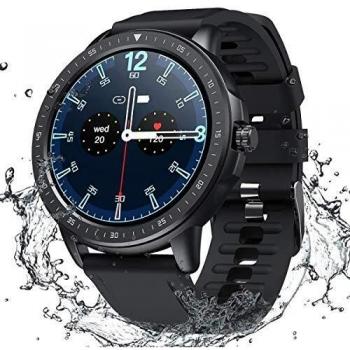 Relojes Inteligentes Hombre Sanag,Pantalla Táctil Resistente al Agua, Rastreador de Actividad Deportiva, Monitor de Frecuencia Cardíaca, Contador de Calorías, para iOS,Android