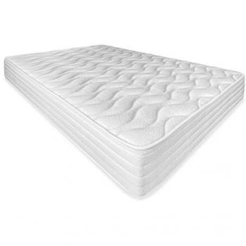 Colchón Viscoelástico Sena Reversible 140x190, Firmeza Media-Alta, Grosor 25cm, Cara Invierno-Verano, Antiácaros y Hipoalergénico