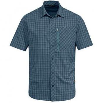 VAUDE Camiseta Seiland II para Hombre, Azul y Gris, Talla S