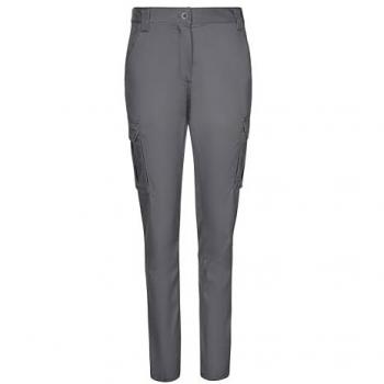 Pantalón Stretch Multibolsillos para Mujer Velilla Color Gris Talla 52