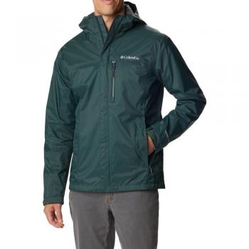 Columbia - Chaqueta impermeable de hombre Pouring Adventure™ II Columbia, chaqueta ligera, resistente al agua, con capucha ajustable, tecnología Omni-Tech™, transpirabilidad mejorada, costuras selladas y forro interior cómodo