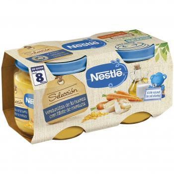 Naturnes - Selección Verdurita de la Huerta con Filete de Merluza 400 gr - Pack de 5