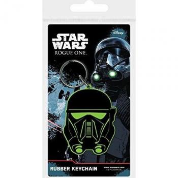 Star Wars Llavero Rogue One, Goma, Death Trooper Multicolor, 4,5 x 6 cm, Color NC, Unico