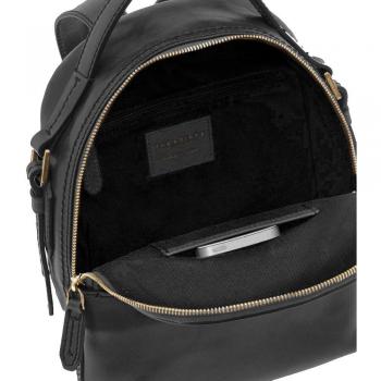 The Bridge Pearldistrict City Backpack Leather 21 cm Black, Female, One Size