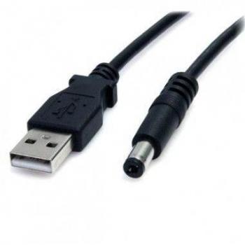 StarTech.com 3ft USB to Type M Barrel Power Cable - USB A to 5.5mm DC