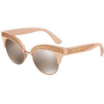 Dolce & Gabbana Women's Pink Gold Mirrored Cat Eye Sunglasses - DG6109