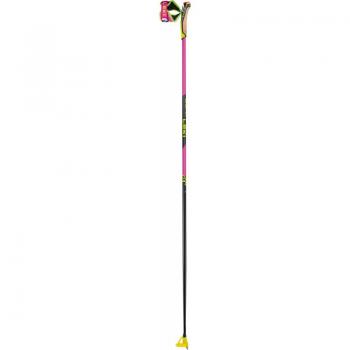 Bastones Leki PRC 750 para Mujer (rosa neón/amarillo neón/negro)