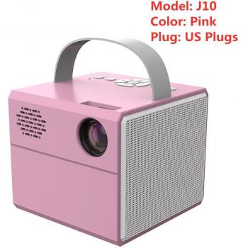 Mini Proyector Portátil Kebidu J10 PK Q2 para Niños, Compatible con HDMI, Educativo y LED, Ideal para Navidad