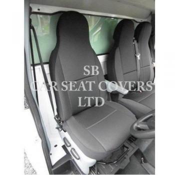 Para adaptarse a un Opel Vivaro 2013Van, fundas de asiento, ébano negro