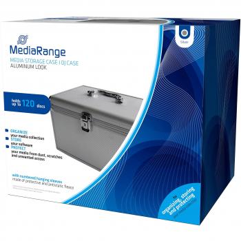MediaRange BOX79 Plata Estuche para Medios de Almacenamiento - Funda