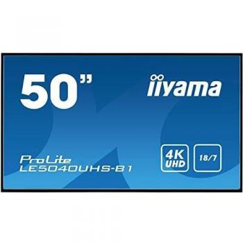 iiyama LE5040UHS-B1 Monitor Digital Signage AMVA3 127 cm, 50 pulgadas, 4K UHD Ultra Slim