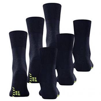 Falke Run Crew Socks, Pack of 3 - Marine - Size: 39-41