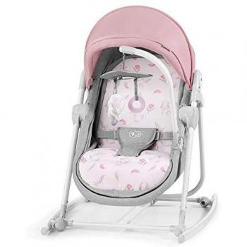 Kinderkraft Columpio Bebé UNIMO 2020, 5 en 1, Balancín, Silla, Cuna, Rosa