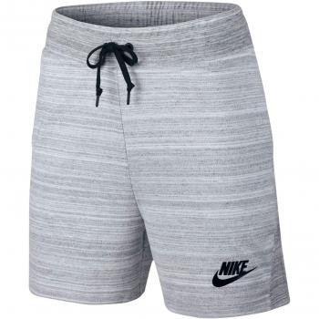 Nike W Nsw Av15 Knt Pantalón Corto, Mujer, Blanco