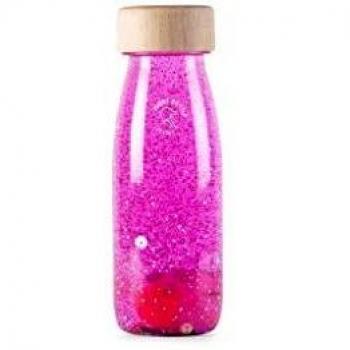 Botella Sensorial Flotante Rosa 250 ml Petit Boum