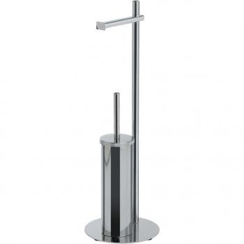Toallero y Columna De Pie Gedy Circe Cromo 14321300000, Escobillero Portarrollos Gedy Circe