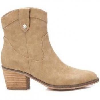 Botines de mujer Refresh 171945 Beige con Cremallera