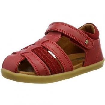 Bobux Roam, Sandalia con Pulsera Niños, Rojo Red 1, 22 EU